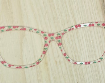 Cherries Translucent Acrylic Topper For Interchangable Magnetic Glasses