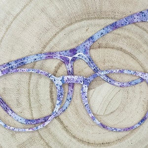 Lilac Acrylic Topper for Interchangeable Magnetic Glasses