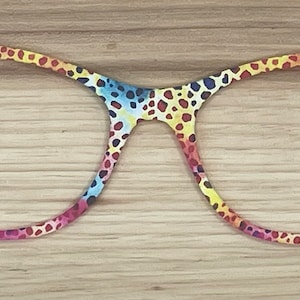 Colorful Cheetah Acrylic Topper