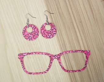 Brain Acrylic Topper For Interchangeable Magnetic Glasses