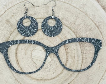 Acryl-Topper mit Spinnennetz-Motiv