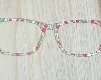 Strawberry Translucent Acrylic Topper For Interchangable Magnetic Glasses