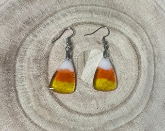 Candy Corn Earrings