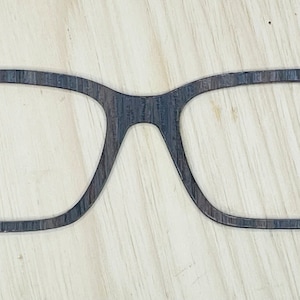 Textured Wood Acrylic Eyewear Topper