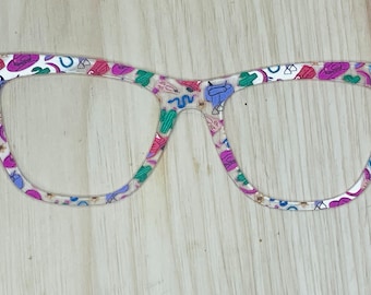 Cowgirl Translucent Acrylic Topper For Interchangable Magnetic Glasses