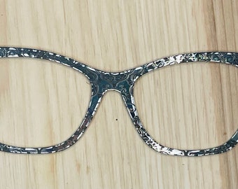 Gespiegelter Damast Acryl Topper für Wechselbrillen