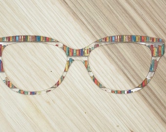 Books Translucent Acrylic Eyewear Topper