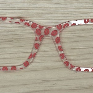 Lips Acrylic Topper For Interchangeable Magnetic Glasses