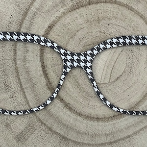 Houndstooth Acrylic Eyewear Topper