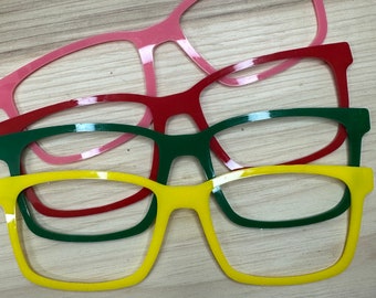Solid Color Acrylic Eyewear Topper