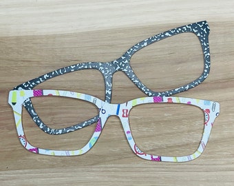 School Acrylic Eyewear Topper for Interchangeable Magnetic Glasses