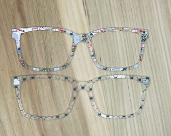 Hockey Translucent Acryl Eyewear Topper Für austauschbare magnetische Gläser