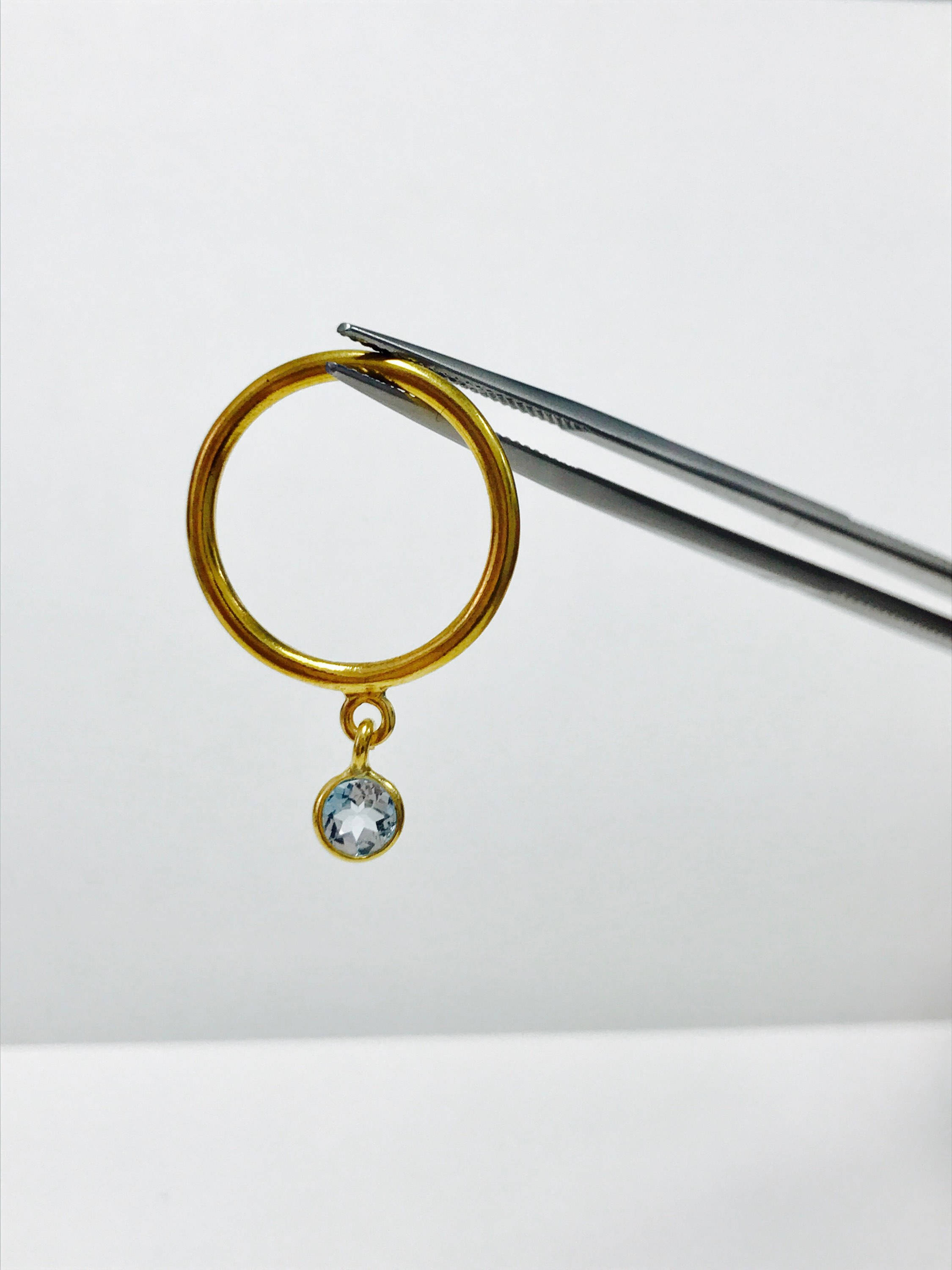 Gemstone Dangle Rings, Dangling Stone Rings, Dangle Charm Rings ...