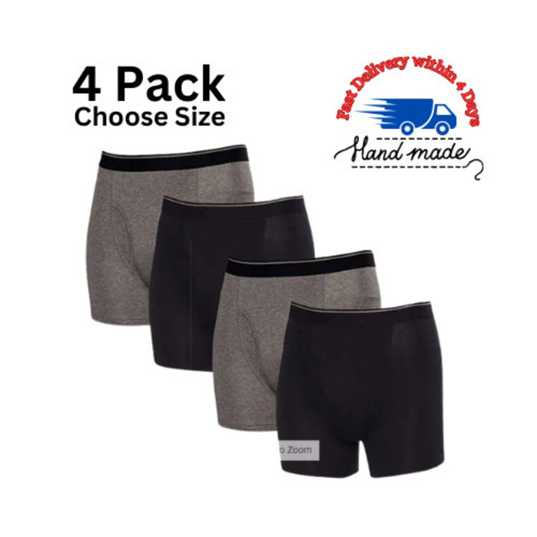 Kirkland Signature Men's Boxer Brief 4pack 100 Super Soft Cotton
