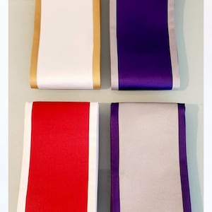 Blank Two Color Sash