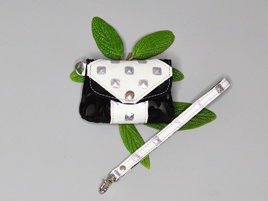 Borsa Sportiva Donna Piccola - Mini Borsa Da Palestra Per Yoga, Danza, Nuoto E Weekend, Nero/Bianco - Foto 5