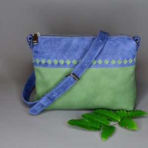 Kleine Ledertasche / Damen Handtasche / Umhängetasche / Leather Crossbody Bag /