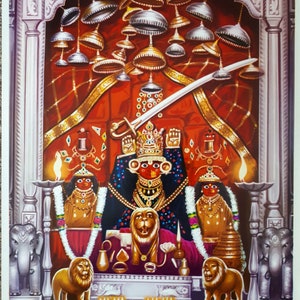 Hindu Print of Harsidhhi Maa by Jain Picture Publishing