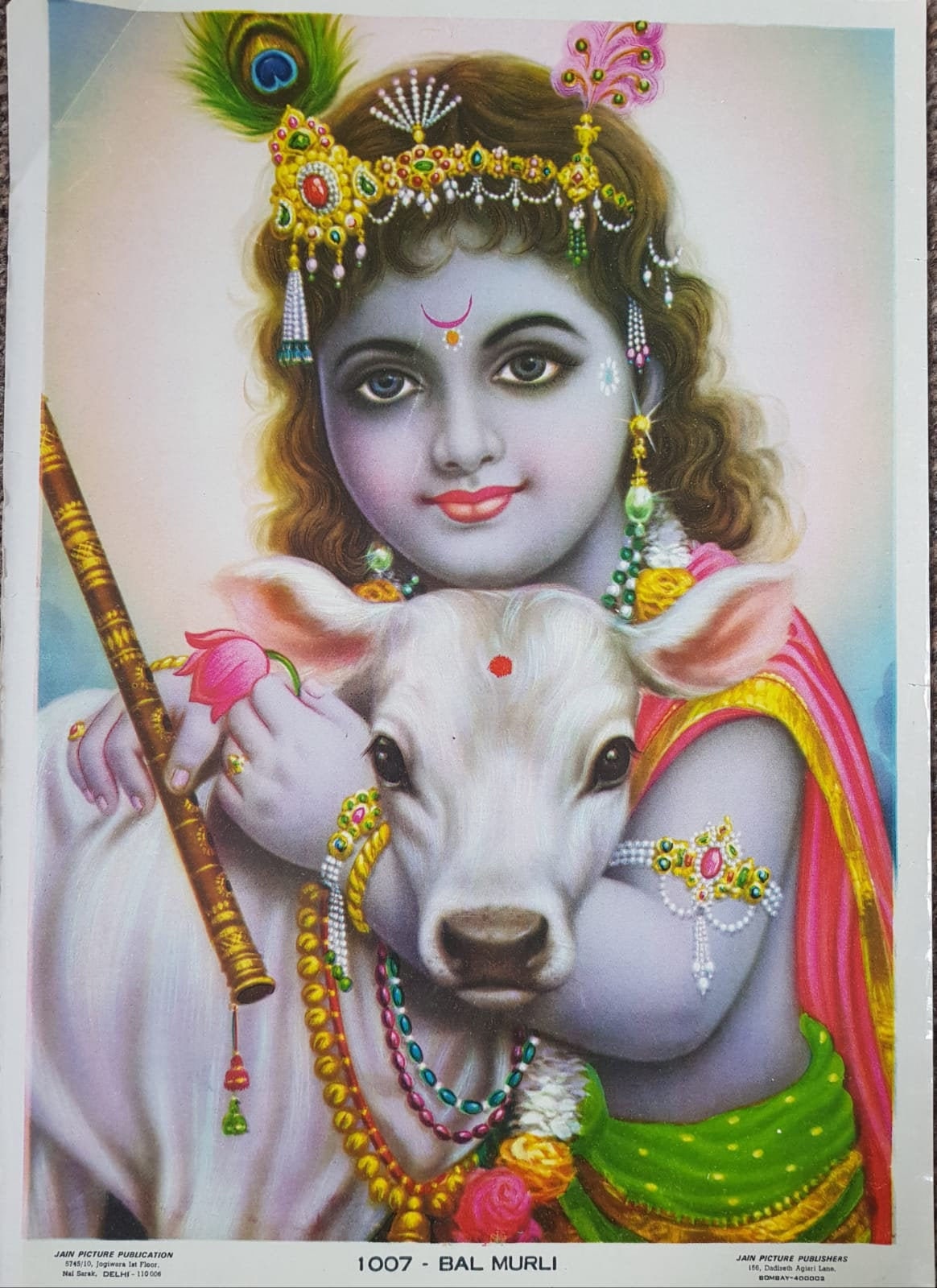 Premium Vector  Beautiful lord young krishna playing flute with cow lineart