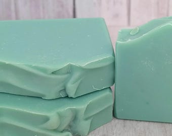 Menthol Scented Handmade Soap Natural Vegan Cold Process