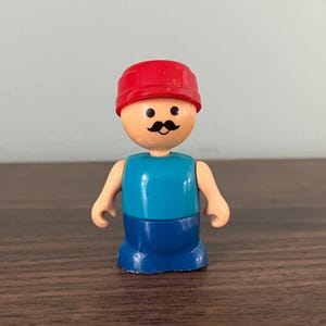 1985 Vintage Playskool L&#39;il Playmate Construction Worker