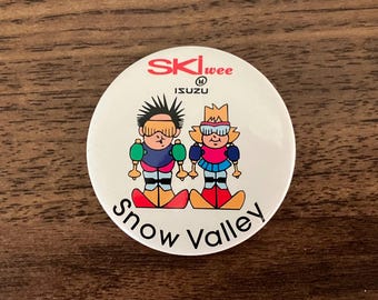 1990s Skiwee Snow Valley Pin