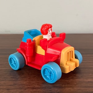 1990 Vintage McDonald’s Ronald McDonald Roadster Car Happy Meal Toy