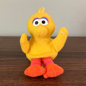 1999 Vintage Sesame Street Big Bird Kellogg’s Mini Beans Plush Toy