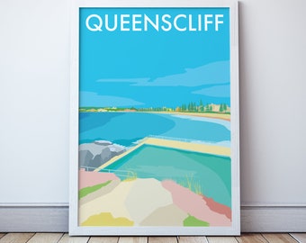 Queenscliff Beach Travel Print Australia