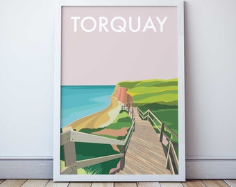 Torquay Beach  Travel Print Australia