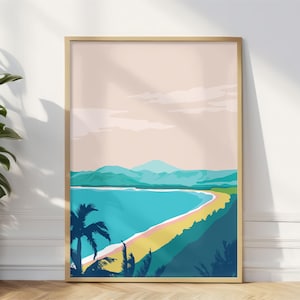 Port Douglas Queensland Beach Travel Tropical Travel Print,  Port Douglas Australia Wall Art, Cairns Australia Wall Art