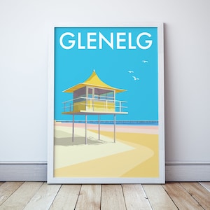 Impresión de viaje a la playa de Glenelg, Adelaide