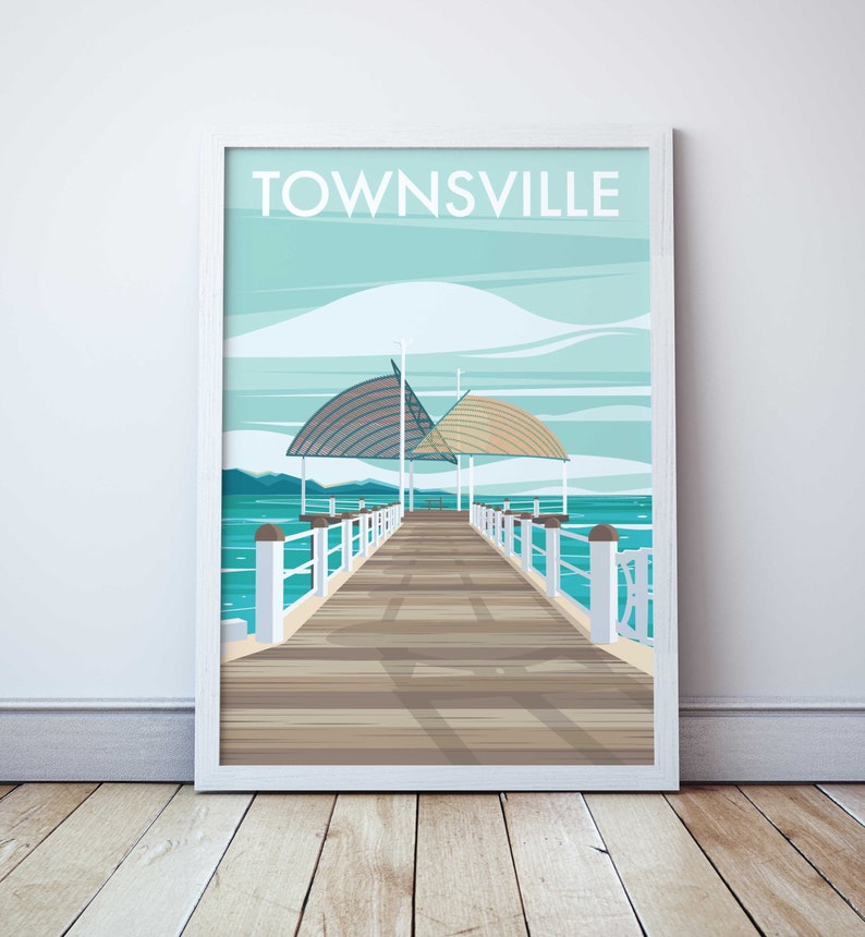 Townsville Travel Print Poster Etsy