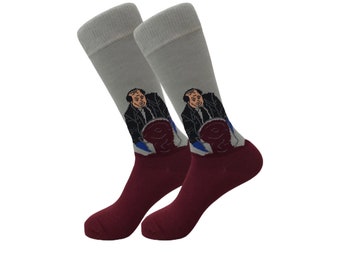 Kevin's Chili Socks Funny Socks Crazy Socks Meme Socks Dress Socks