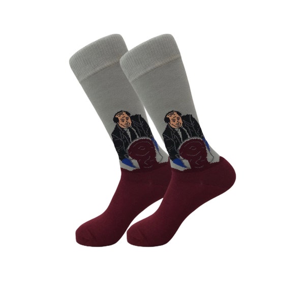 Kevin's Chili Socks Chaussettes drôles Crazy Socks Chaussettes Meme Chaussettes habillées