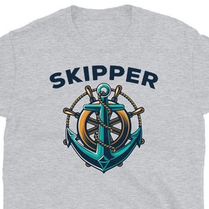Skipper Captain Shirt, Boat Captain Shirt, Boat Owner Shirt, Funny Boating Gift, Pontoon Owner, Sailing Shirt, Fisherman Gift, Anchor Shirt
