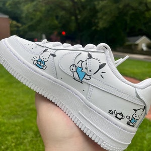 Kawaii Anime Air Force 1s | Cute Anime Character Custom Sneakers | Custom Air Force 1s | Personalized Sneakers