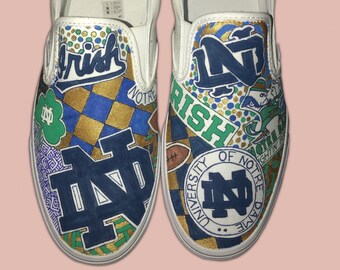 custom notre dame shoes