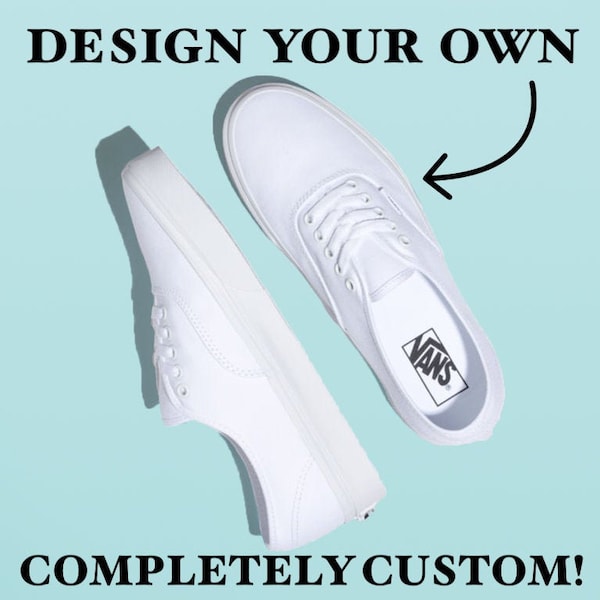 Custom Vans Shoes Etsy