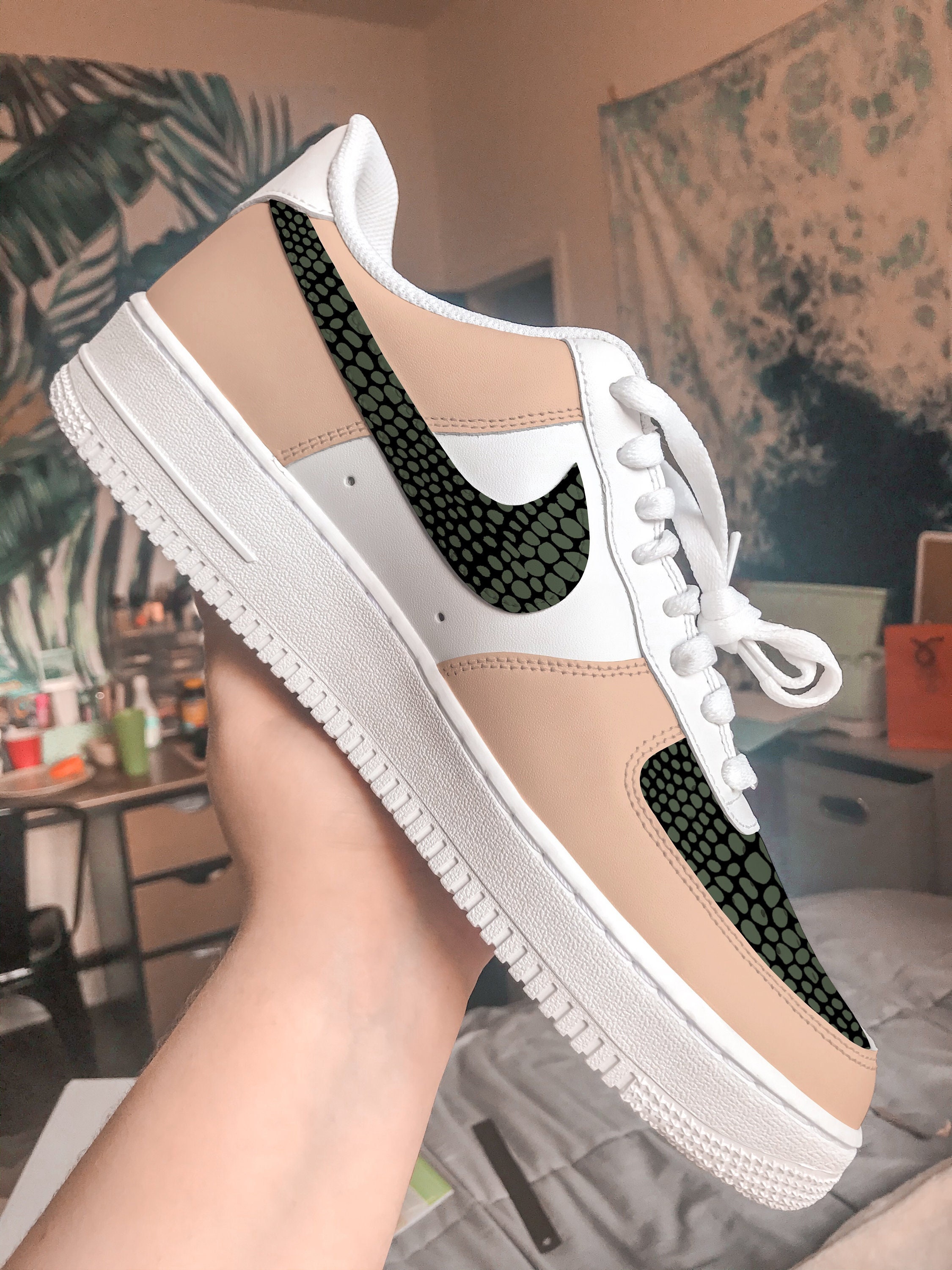 Snakeskin tennis sneakers Custommade What The Superstars” ? custom Adidas Superstars Right  main image 4