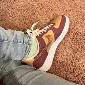 Boho Color Block Custom Air Force 1s | Custom Sneakers | Custom Air Force 1s | Personalized Sneakers