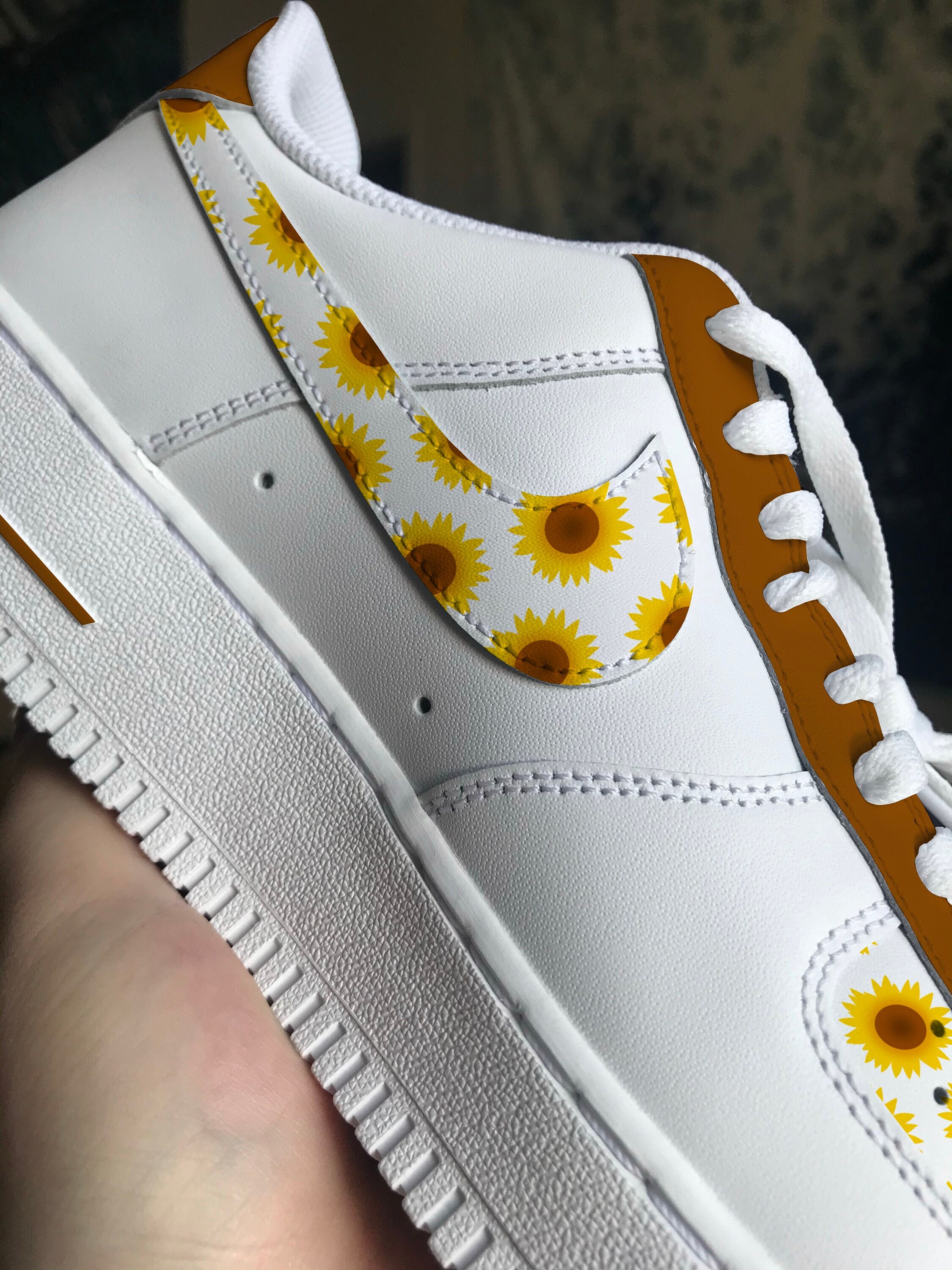 air force 1 custom sunflower