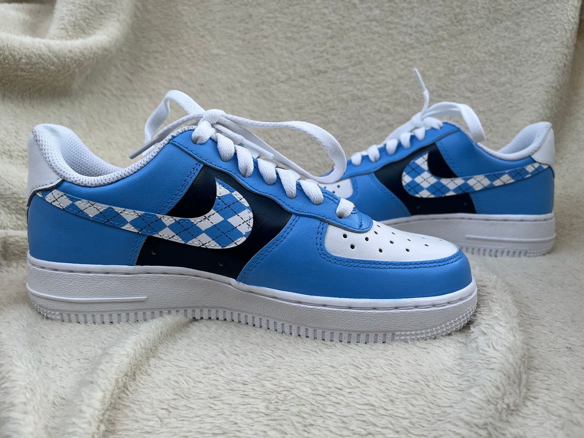 tan plaid air force 1