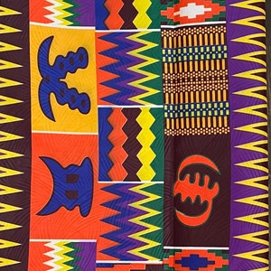 African Print Mudcloth Fabric, Kente Patterns, Interior Design Cloth