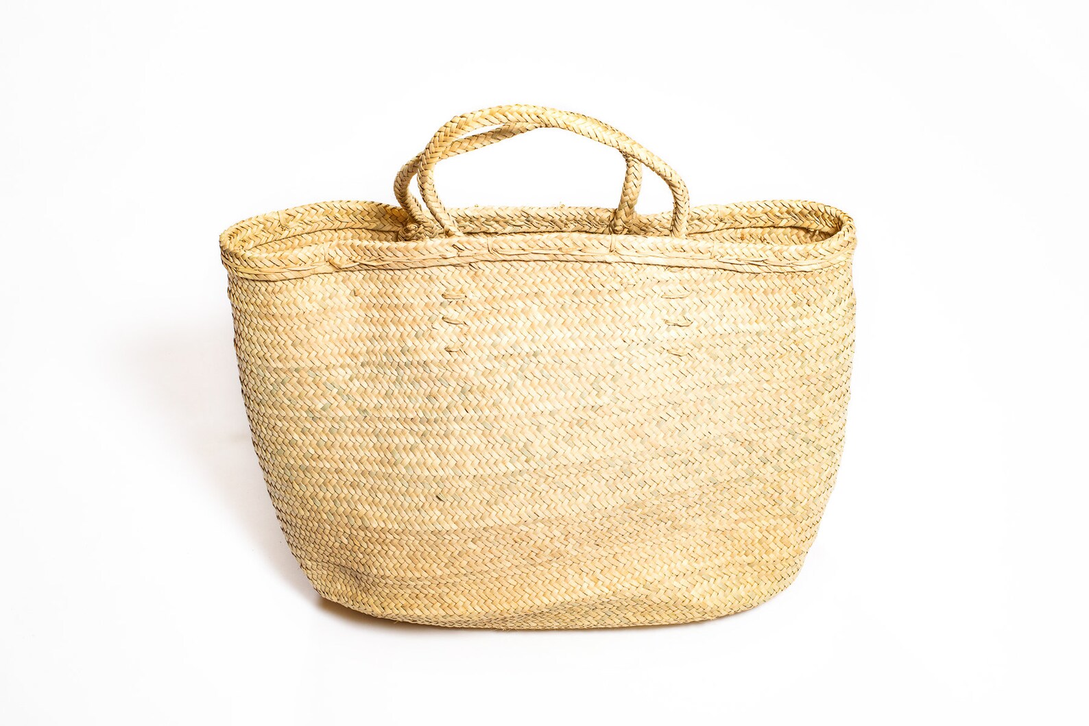 Handwoven African Straw Beach Bag with handles Etsy