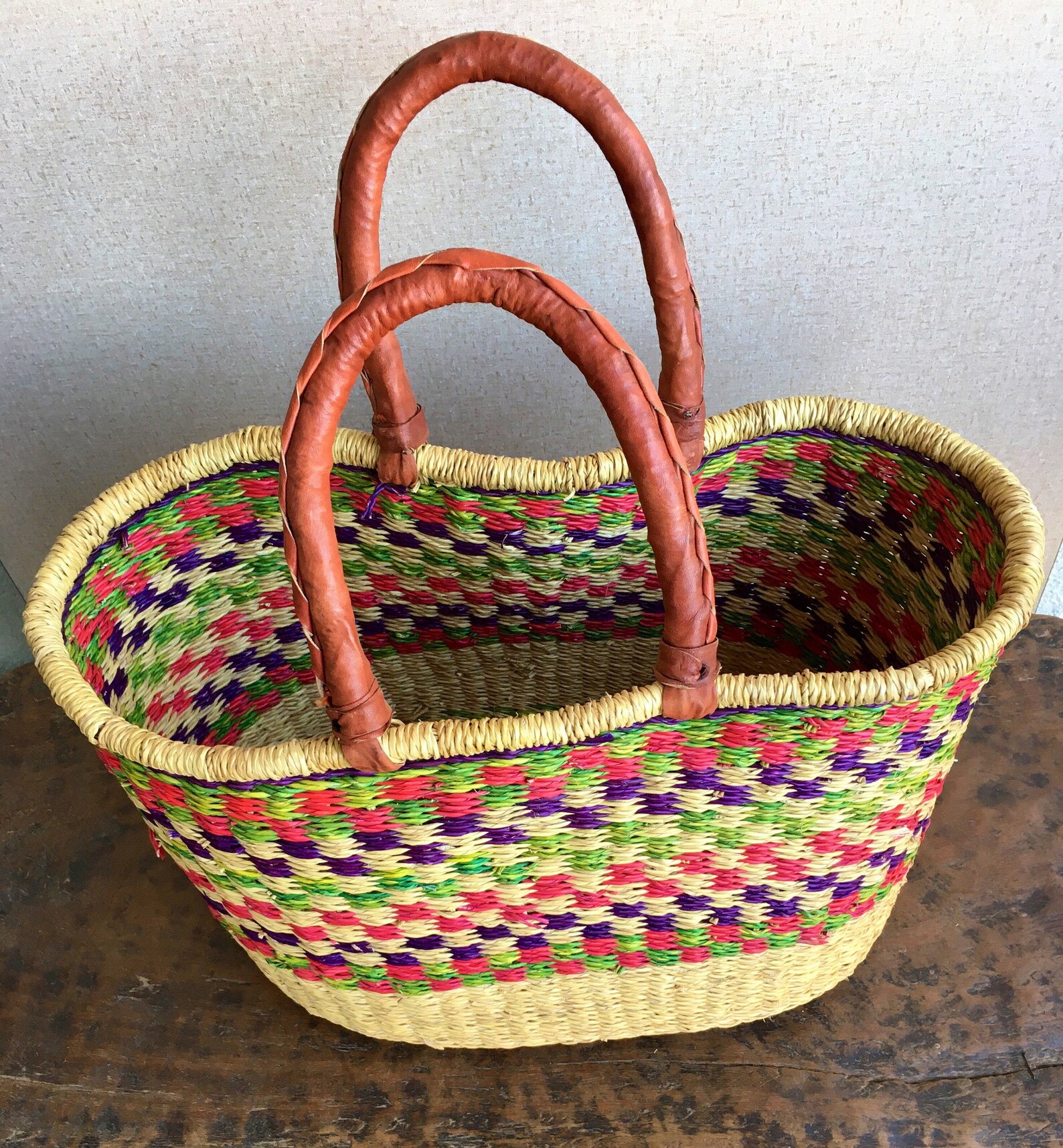 African Basketry Handwoven Baskets Bolga Basket Etsy