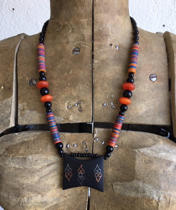 Etsy african necklaces deals