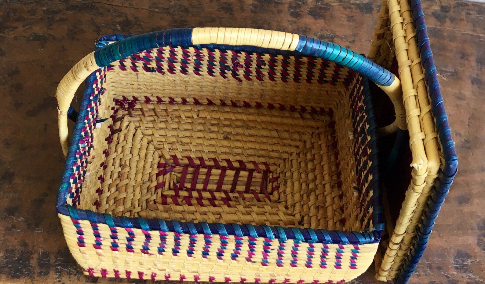 Cestería africana Decorativa Tejida a mano Cesta de caja Etsy