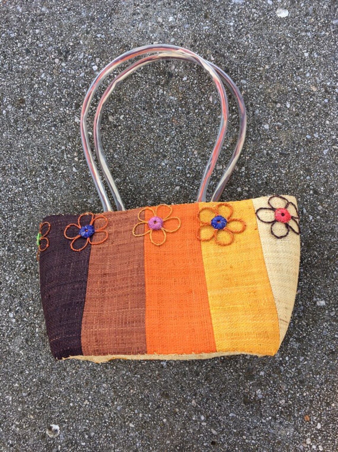 Handwoven African Straw Beach Bags Handles Etsy