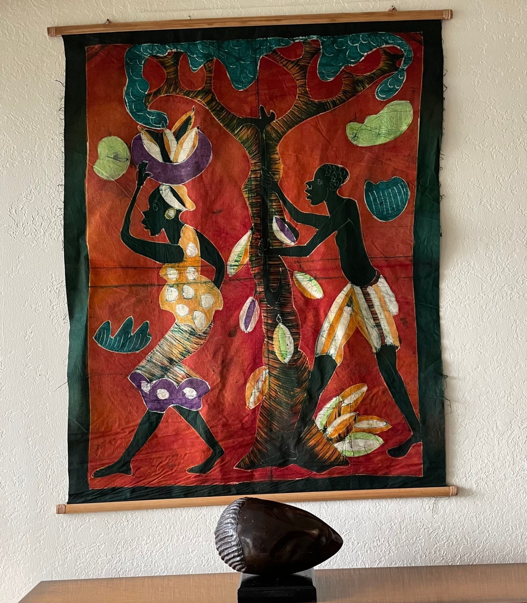 Batik wall online decor